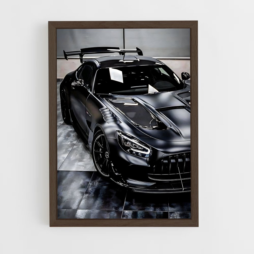 Poster Black Beauty Garage – affiche Mercedes (vue 5)